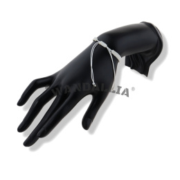 WANDALLIA Bransoletka Sznurkowa Biała Serce Makrama Regulowana BRN-SZN-7