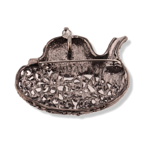 WANDALLIA Broszka Imbryk Dzban Czajnik Damska Stylowa Kostiumowa Klasyczna