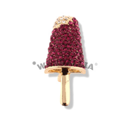 WANDALLIA Broszka Krzyż Vintage Damska Stylowa Kostiumowa Retro Klasyczna