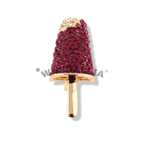 WANDALLIA Broszka Krzyż Vintage Damska Stylowa Kostiumowa Retro Klasyczna