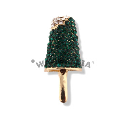 WANDALLIA Broszka Krzyż Vintage Damska Stylowa Kostiumowa Retro Klasyczna