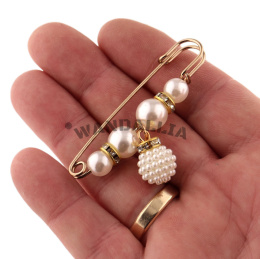 WANDALLIA Agrafka Damska Kostiumowa Klasyczna Wieczorowa Biznesowa