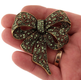 WANDALLIA Broszka Parasolka Umbrella Damska Stylowa Kostiumowa Klasyczna