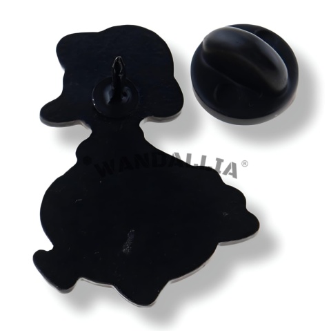 WANDALLIA Pin Metalowy Kaczuszka w Czapce Przypinka Shuba Duck Duck Goose