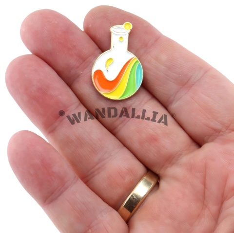 WANDALLIA Pin Przypinka Kolba Magiczna Mikstura Chemiczna