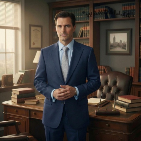 WANDALLIA Krawat Męski KR-M-54